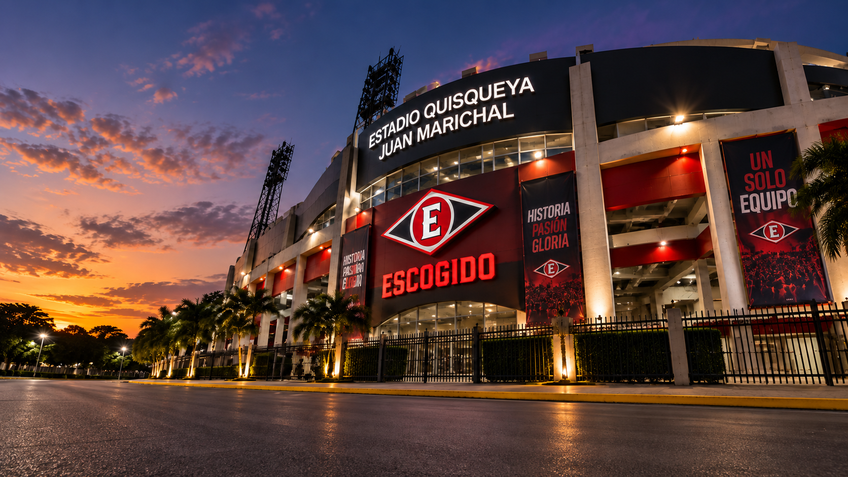 Exterior del Estadio Quisqueya Juan Marichal