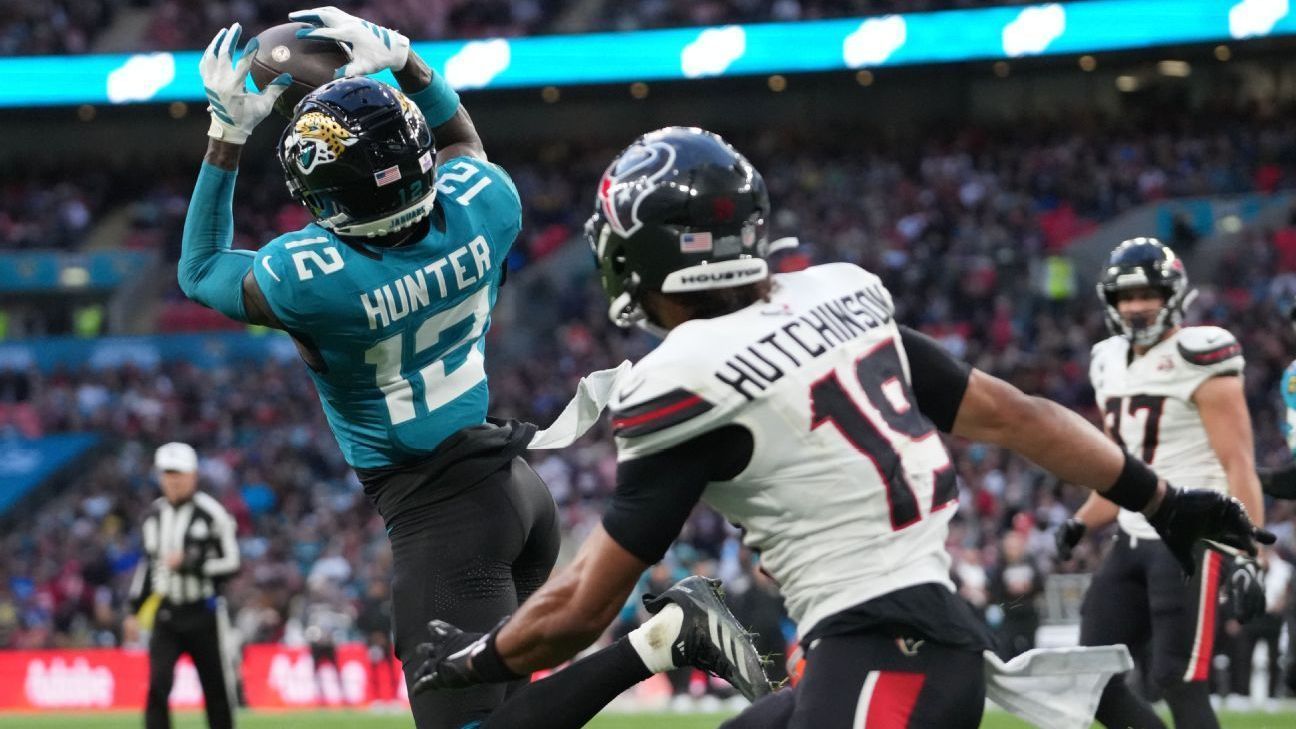 NFL: Travis Hunter hizo historia ante los Texans en Londres