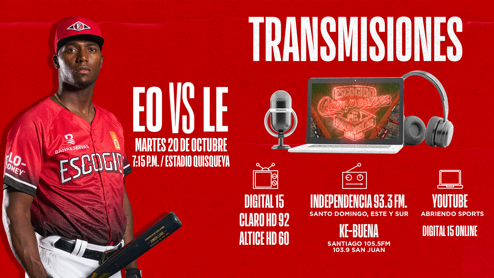 Boletín 04 – Escogido BBC – Serie Regular – 20 de octubre, 2026