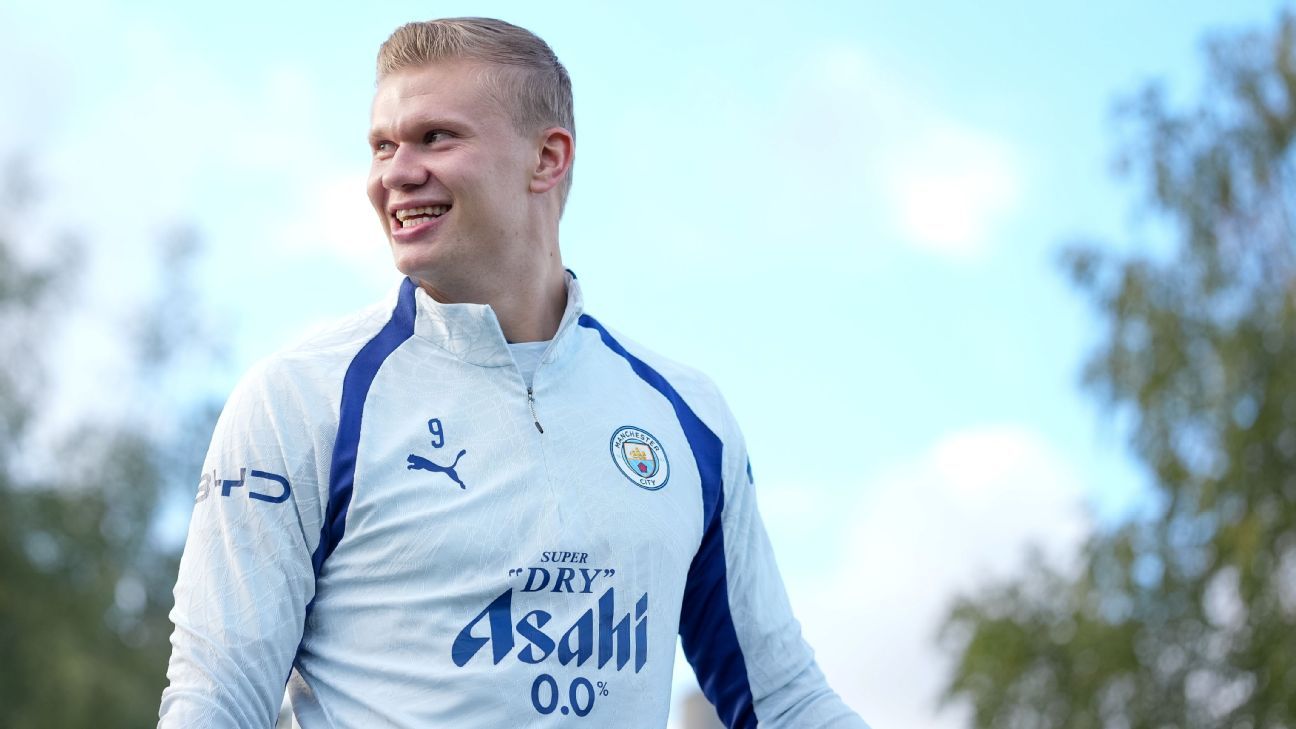 Erling Haaland estará disponible ante Aston Villa