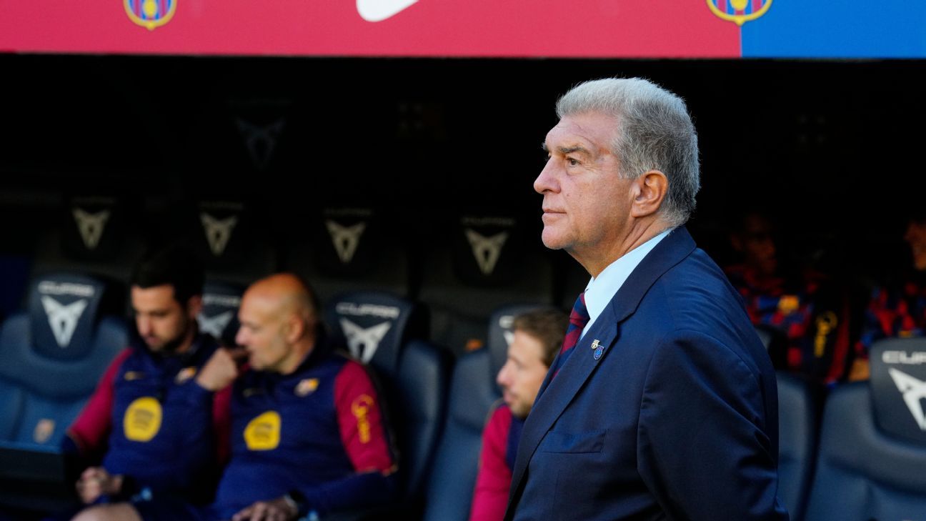 Laporta respaldó a Javier Tebas por no dejarse amedrentar por Real Madrid