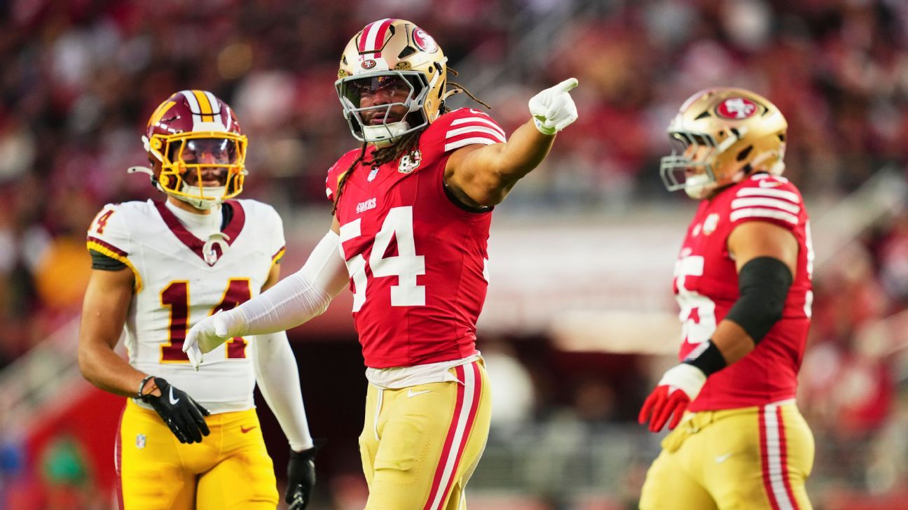 49ers alargan su invicto con victoria ante Commanders en Monday Night Football