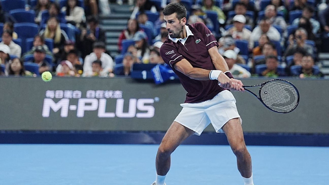 Djokovic sufrió más de la esperado ante Bu, estiró su invicto histórico en Beijing y podría jugar contra Zverev