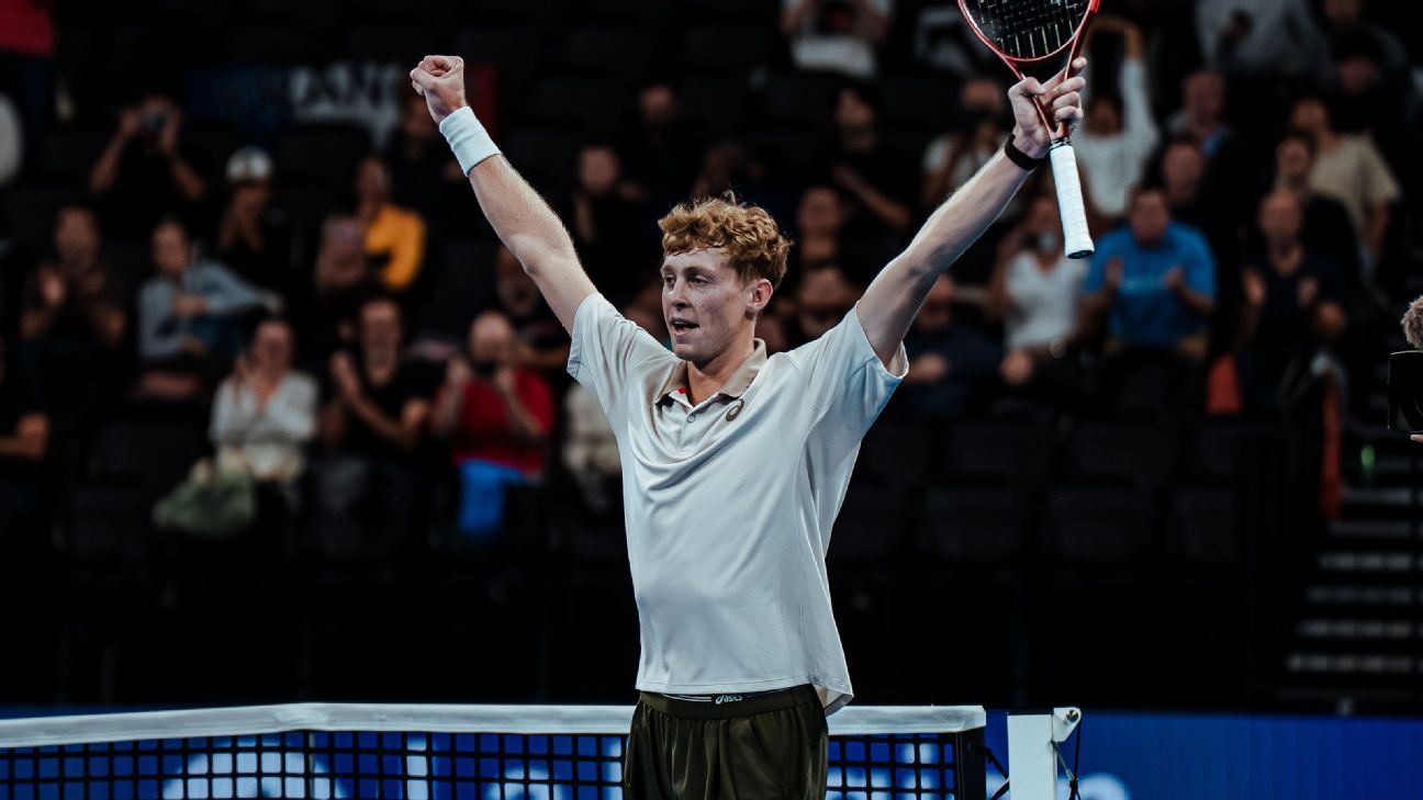 Del rugby al tenis: el hijo de un campeón del mundo ganó su primer partido ATP en Lyon