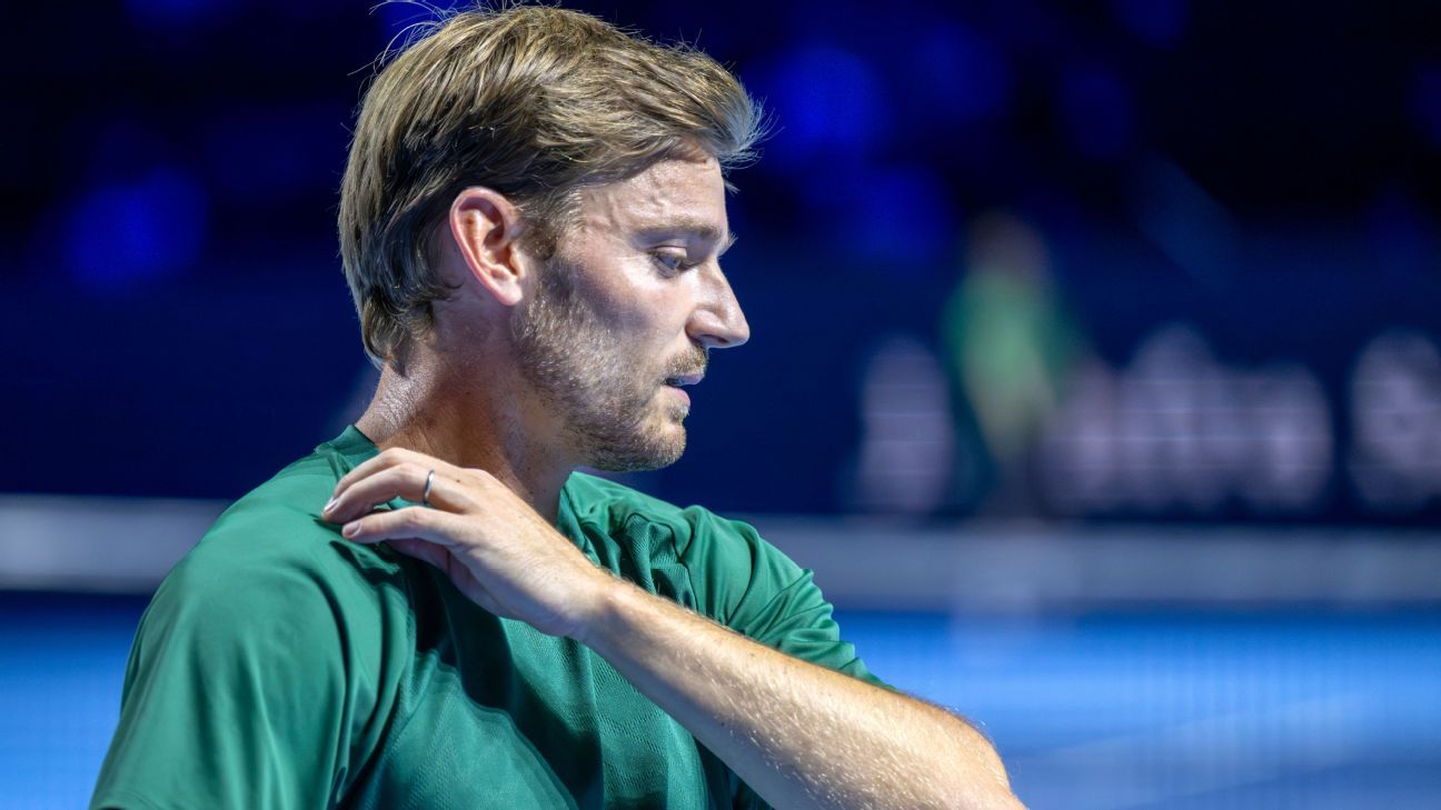 David Goffin, que fue Top 10 y tuvo múltiples victorias contra el Big 3, se retiró después un emocionante partido