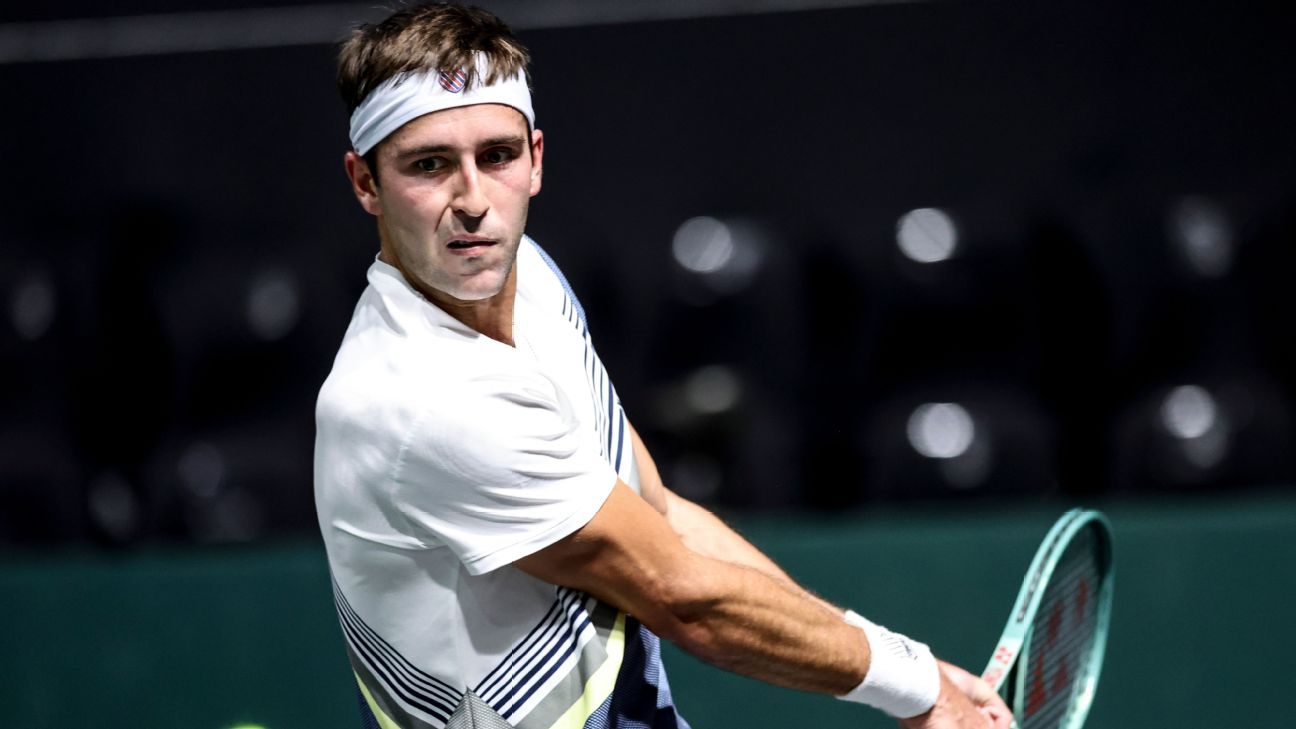 Etcheverry no aprovechó su rol de favorito en Almaty, sumó su quinta derrota en fila y cayó en los octavos de final