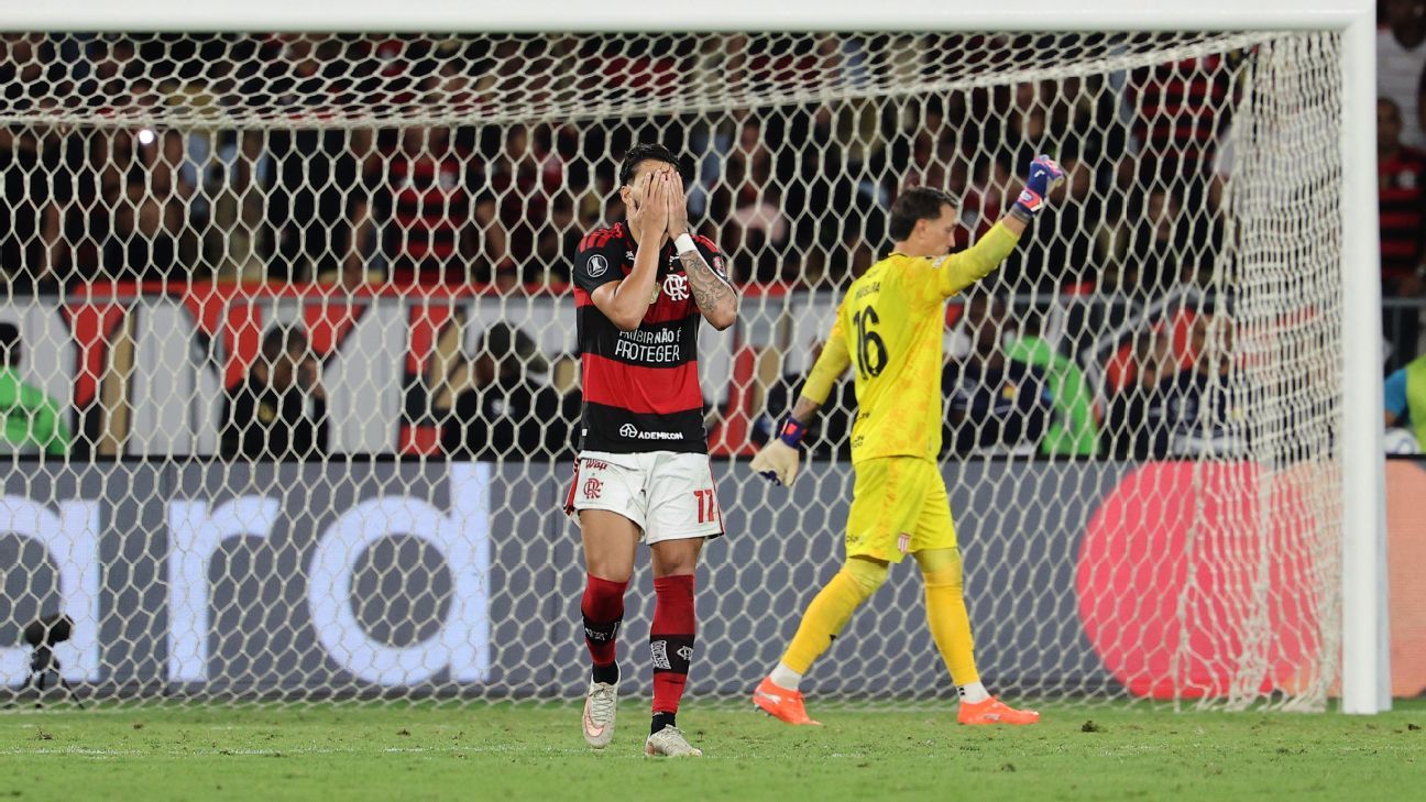Con Muslera como figura, así fue la definición de penales entre Estudiantes y Flamengo en el Maracaná