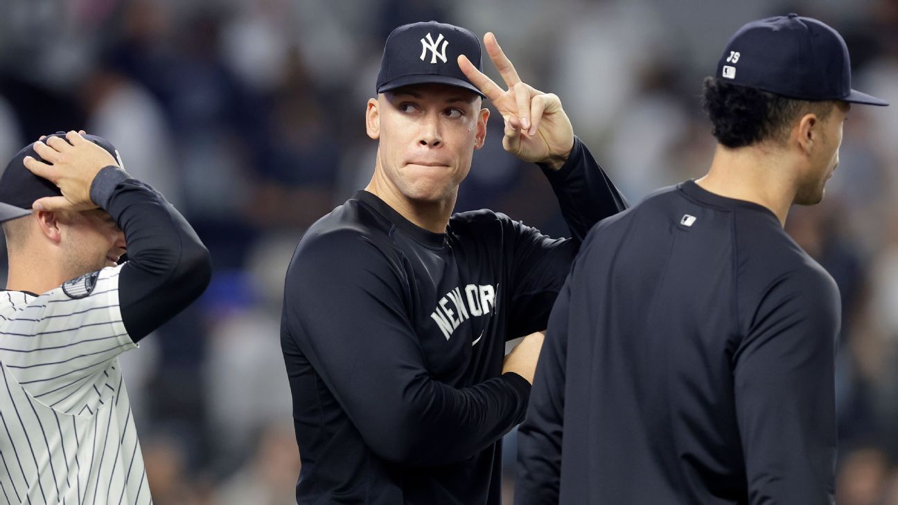 Judge en veremos para choque de trenes entre Yankees y Rays