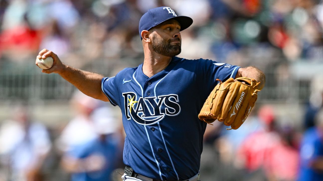 Nick Martínez abre el Juego 1 de Serie Mundial para Rays en lugar de Rasmussen