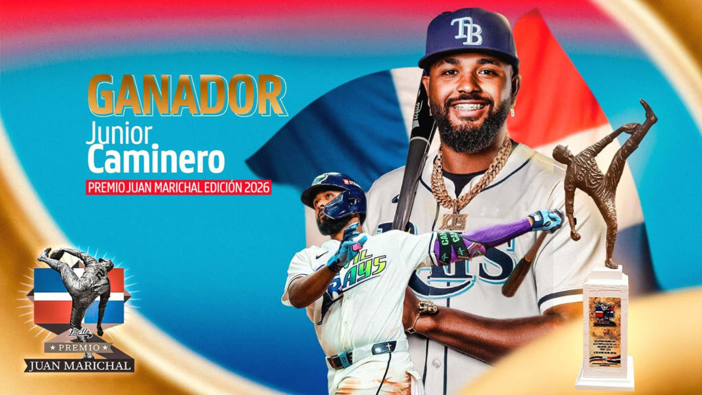 Junior Caminero reconocido con el Premio Juan Marichal 2026