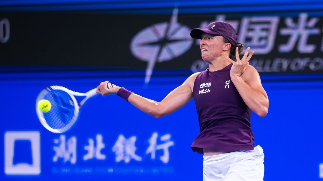 Swiatek logró una marca de regularidad en los WTA 1000 y aseguró una polaca en la definición de Wuhan