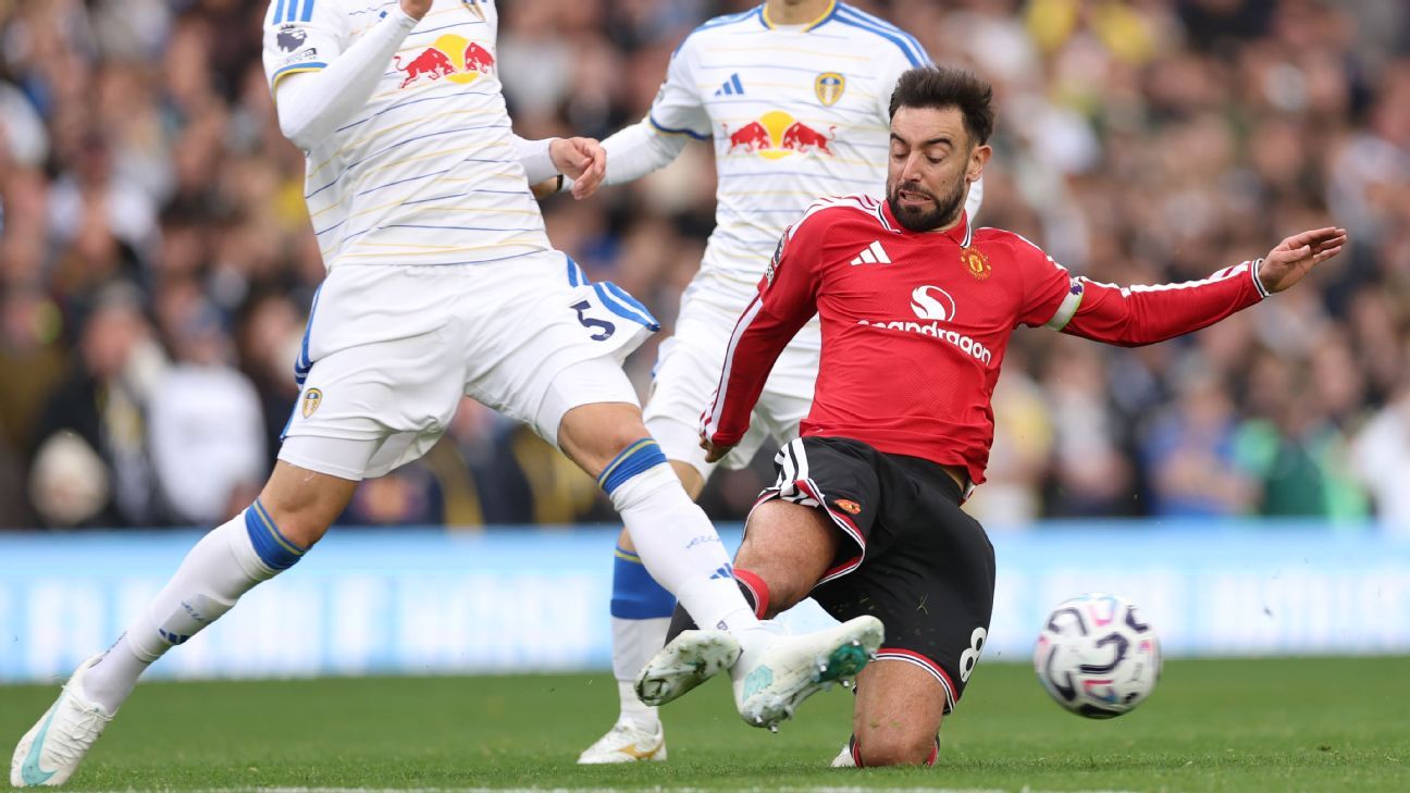 Manchester United empató con Leeds y sigue sin levantar en la Premier League
