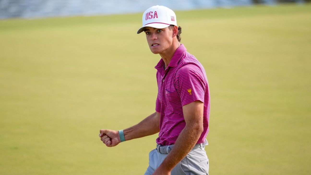 Tiene 21 años, lleva menos de 90 días como profesional y fue una de las figuras de la Presidents Cup
