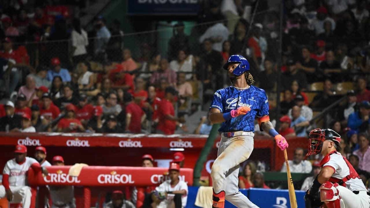 Con dos jonrones de Kelvin Alcántara, el Licey aplasta a los Gigantes en San Francisco de Macorís