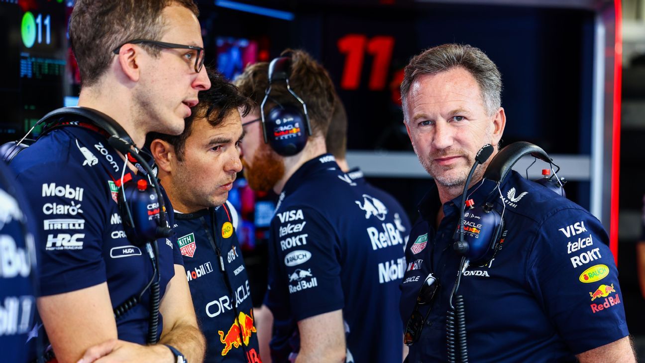 Horner revela cómo benefició a Verstappen sobre Checo Pérez