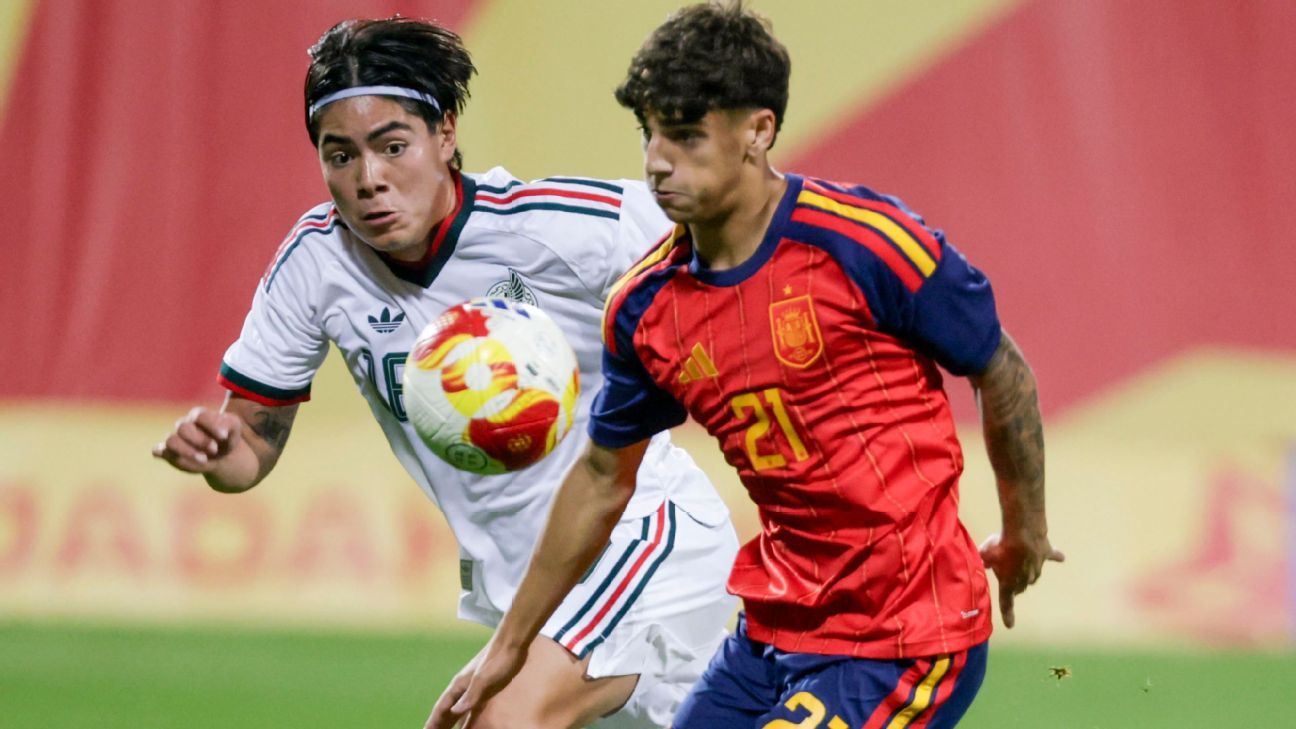 España y México jugaron un amistoso Sub 20 con dedicatoria a Ceuta