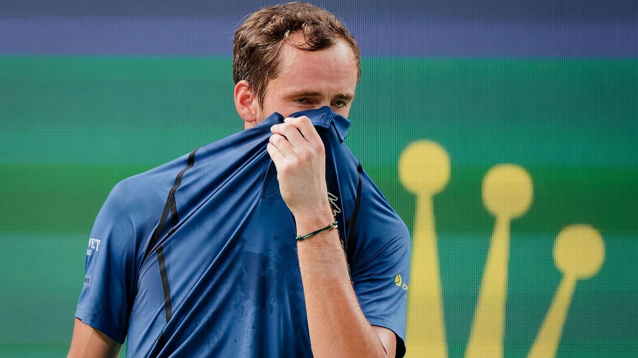 "Mostrame el pique o me retiro": Medvedev explotó contra el umpire por una pelota y amenazó con abandonar ante Jódar