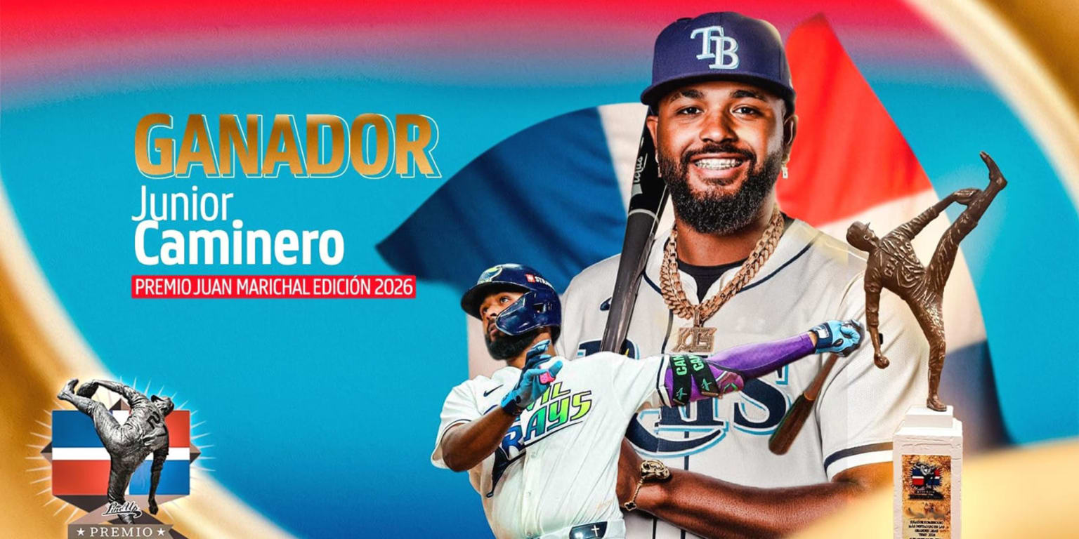 Junior Caminero reconocido con el Premio Juan Marichal 2026