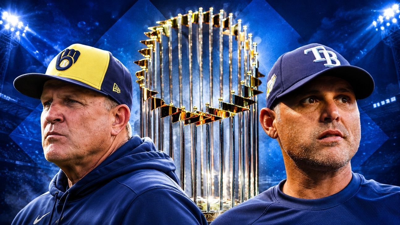 Posibles alineaciones para el Juego 1 de la Serie Mundial entre Rays y Brewers