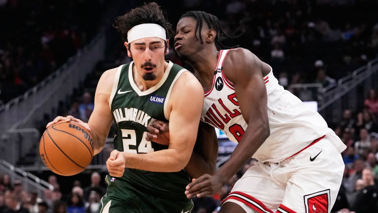 Jaime Jaquez cifra doble-doble, pero Bucks caen ante Bulls