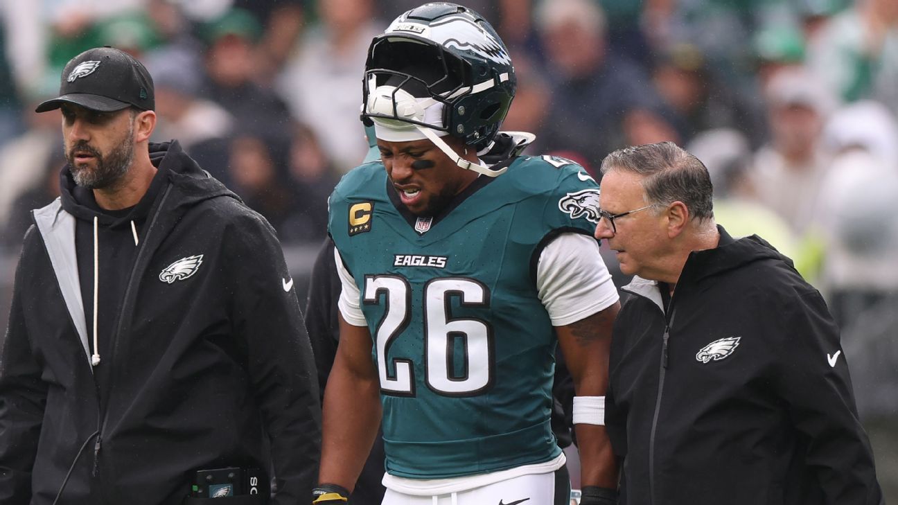 Eagles no contarán con Saquon Barkley; sí con DeVonta Smith