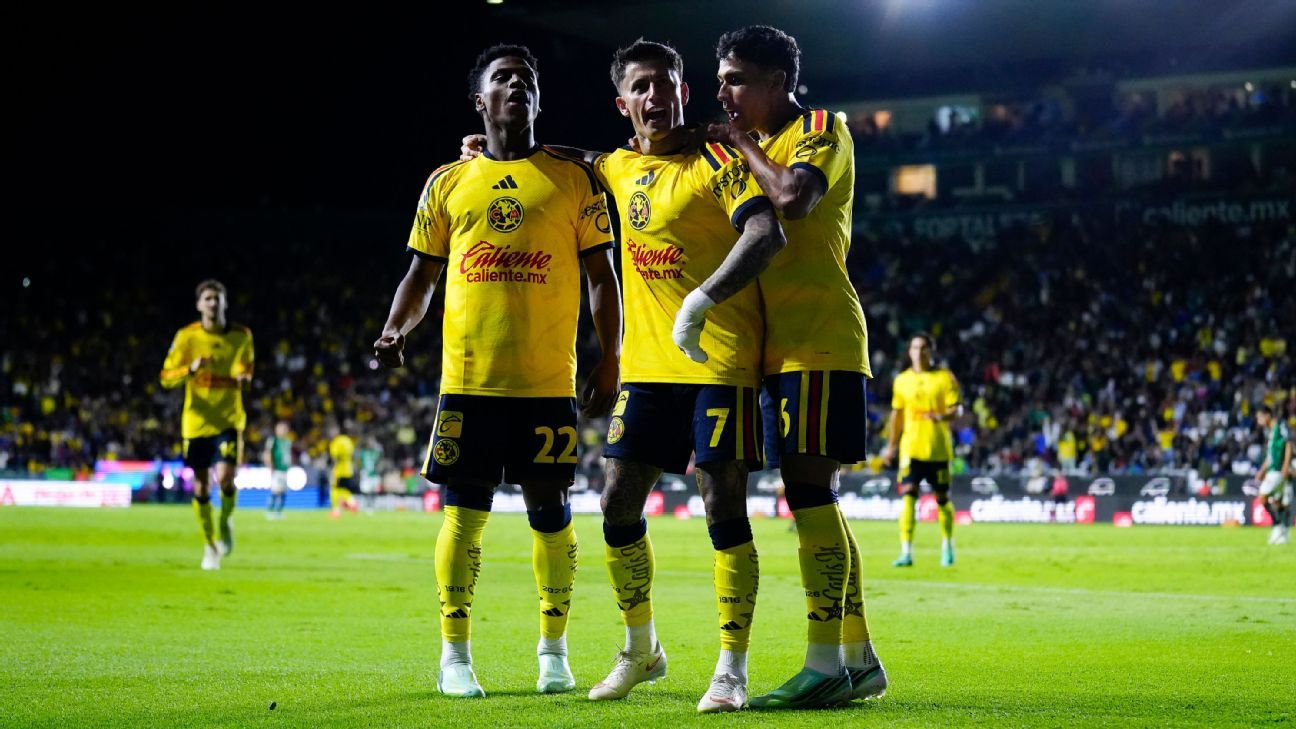 Almada lleva al América al liderato con 30 jugadores