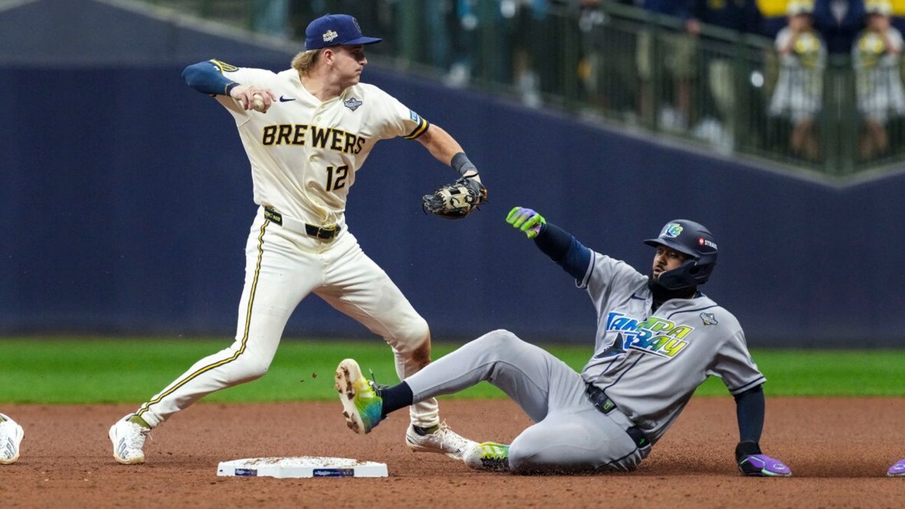 Serie Mundial: lineups de Rays y Brewers para el Juego 2